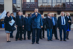 Андрей Скрепнюк приветствует участников Спартакиады