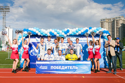 Обладатели кубка АО «Газпром промгаз» — команда «Газпром ПХГ»